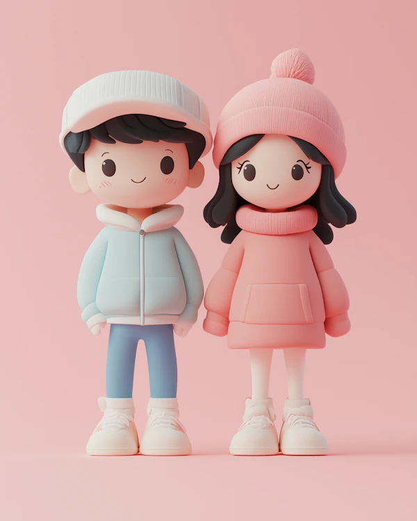 Cartoon Duo Illustration