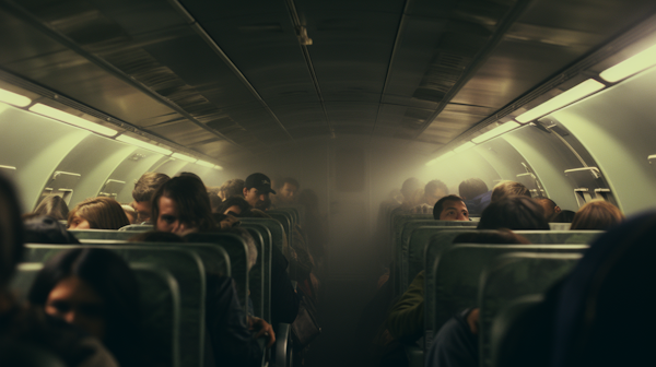 Dreamlike Commute in the Green Carriage