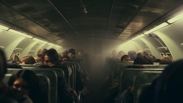 Dreamlike Commute in the Green Carriage