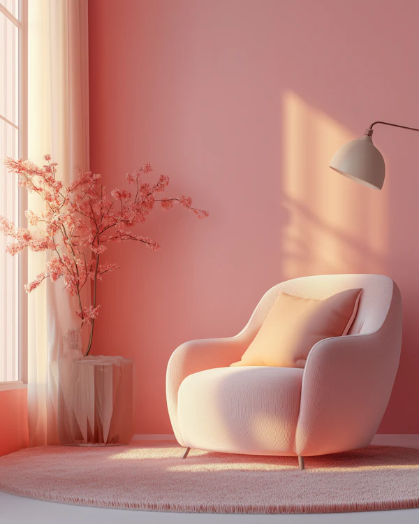 Cozy Pink Interior