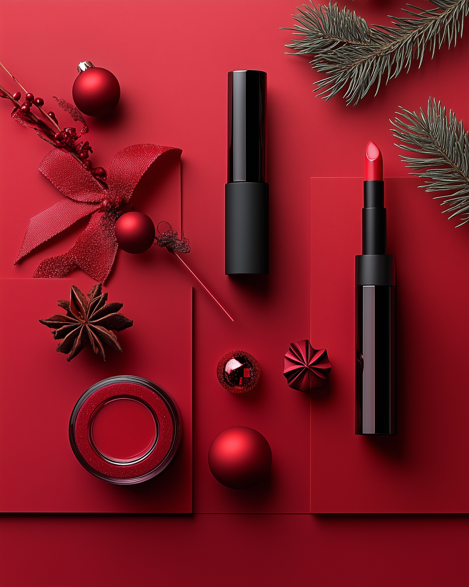 Festive Cosmetic Arrangement