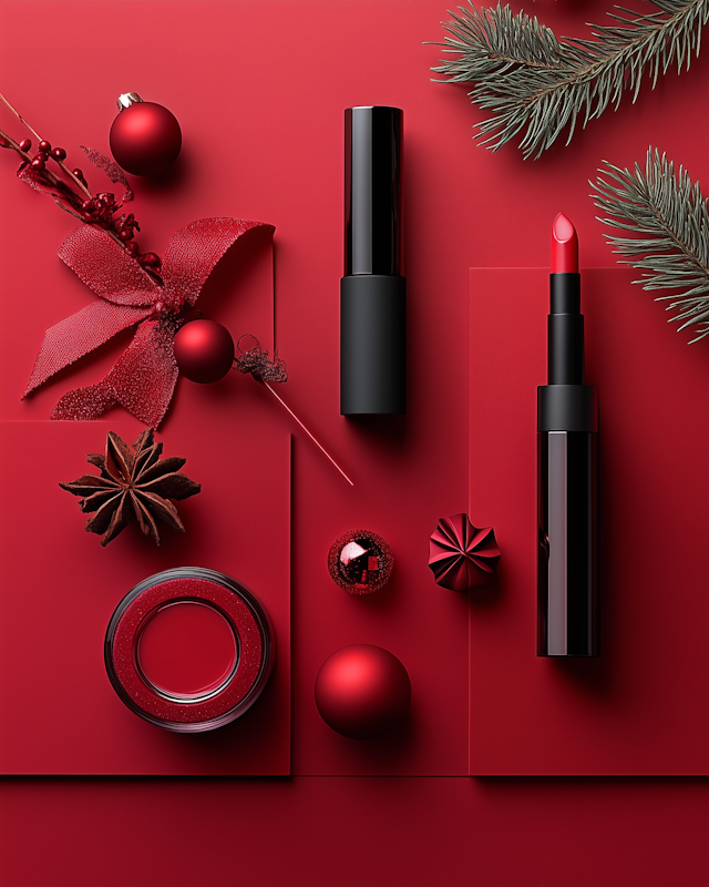 Festive Cosmetic Arrangement