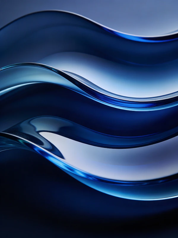 Translucent Blue Waves