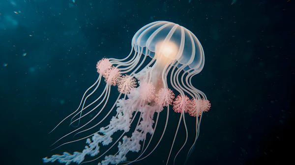 Graceful Jellyfish Glow