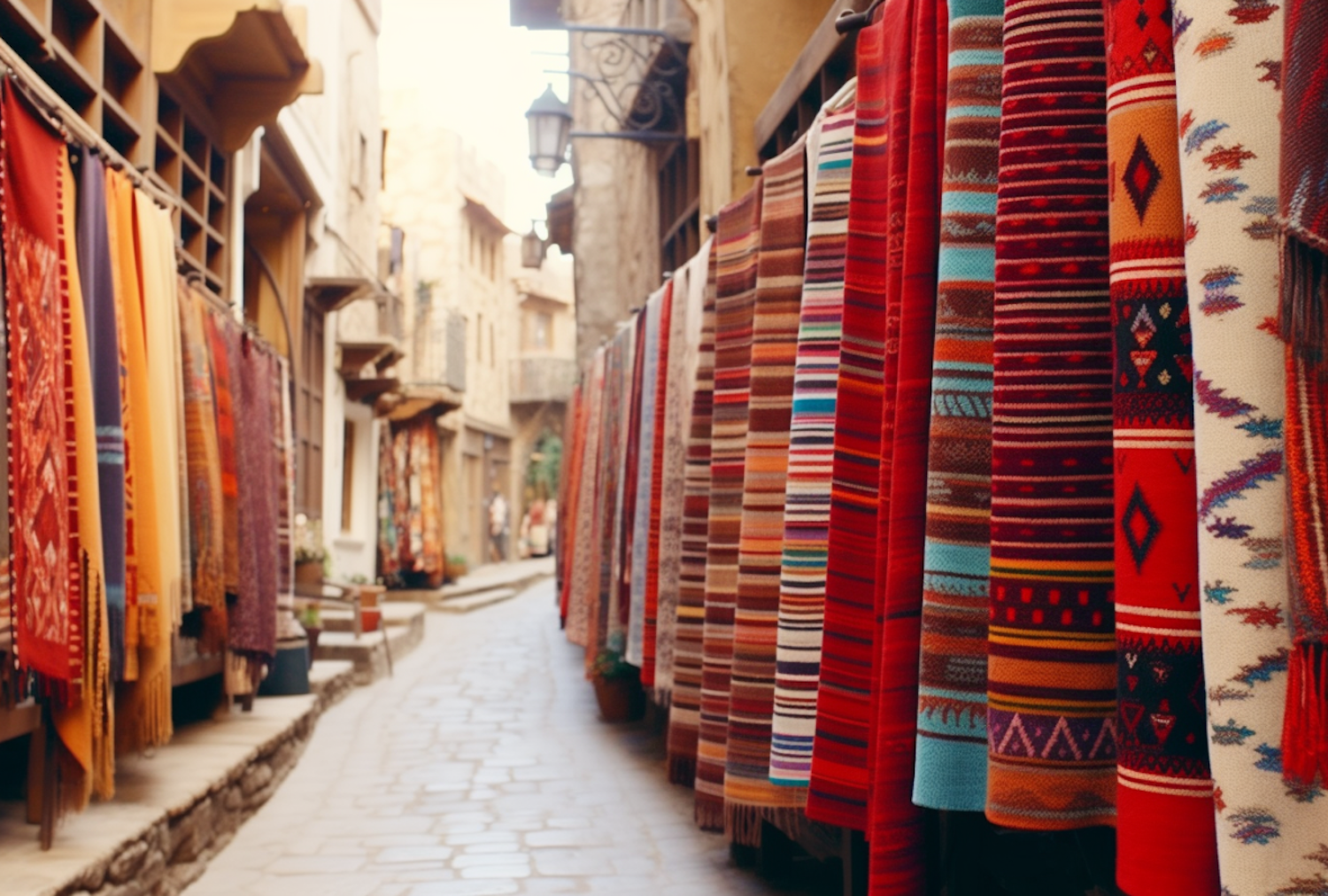 Colorful Textile Alley