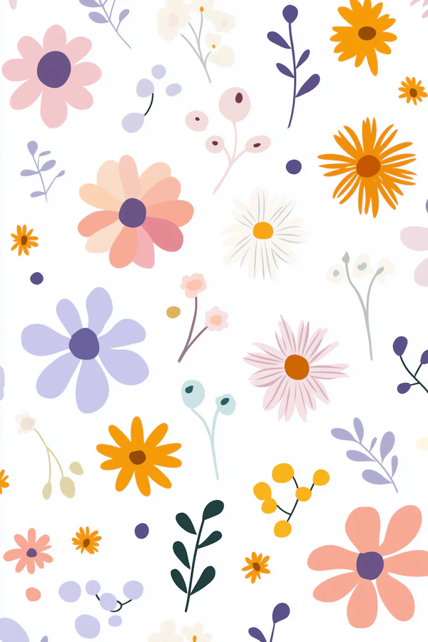 Vibrant Floral Illustration