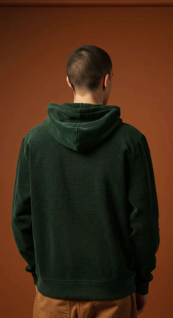 Person in Green Hoodie
