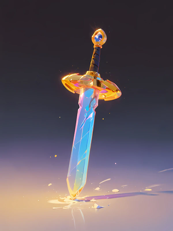 Magical Sword Illustration