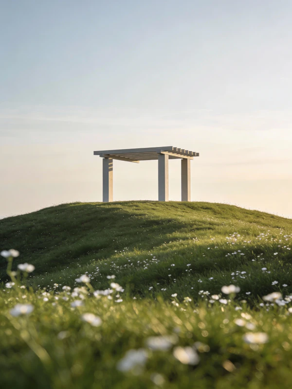 Serene Hill Pergola