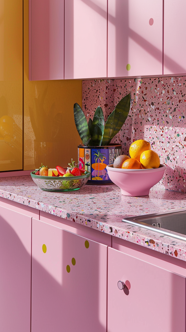 Bright and Playful Kitchen