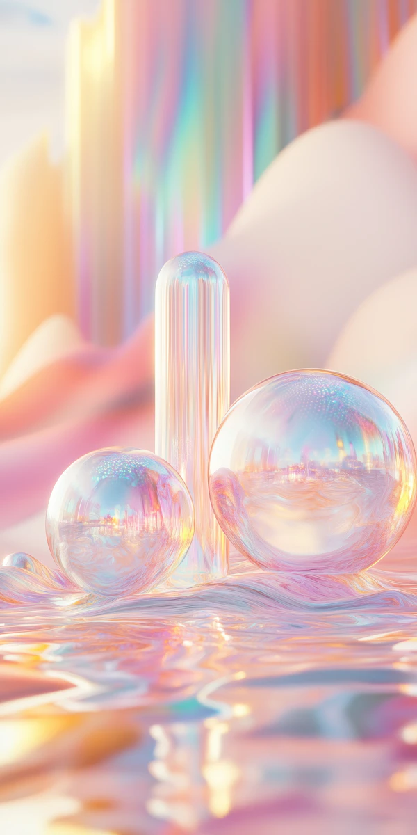 Surreal Glass Artwork