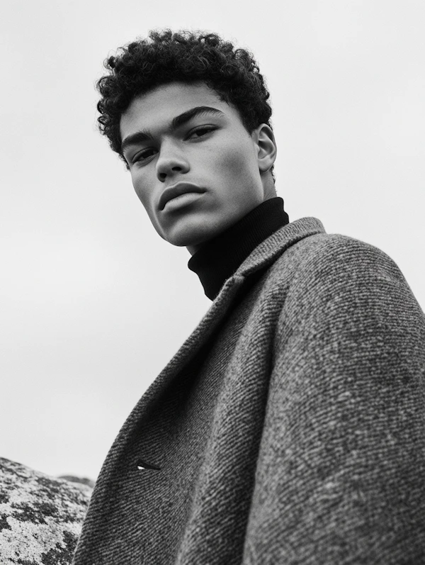 Black-and-White Portrait