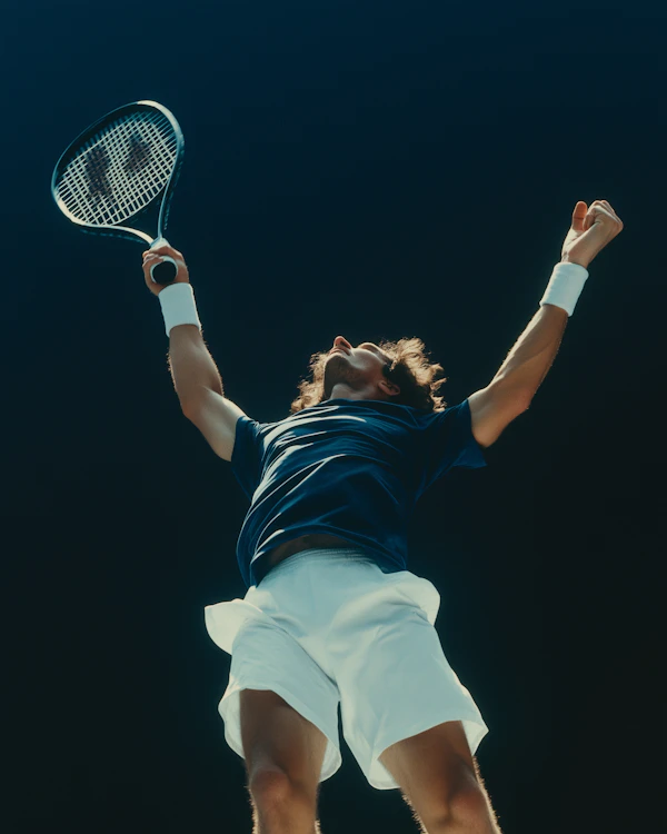 Tennis Victory Pose