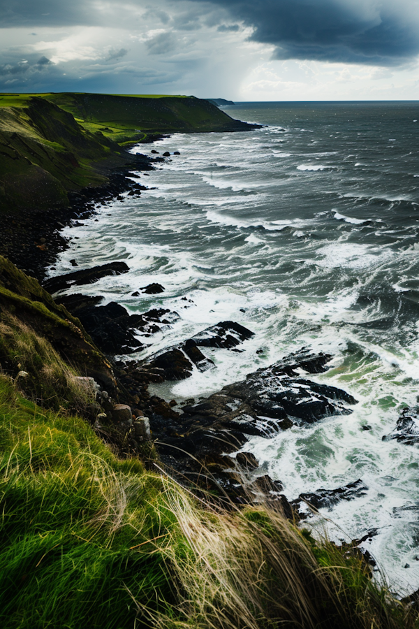 Dramatic Coastal Stormscape