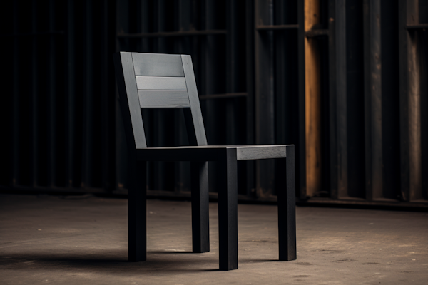 Industrial Solitude Modern Chair