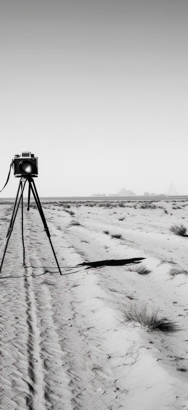 Timeless Capture: Modern Lens Meets Ancient Pyramids