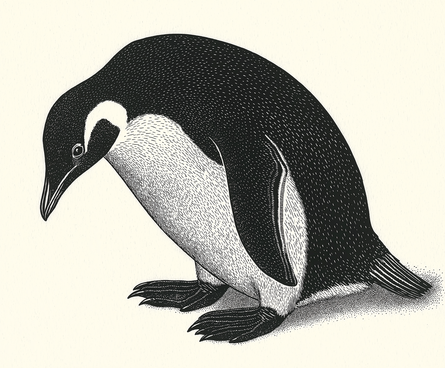 Stylized Penguin Illustration