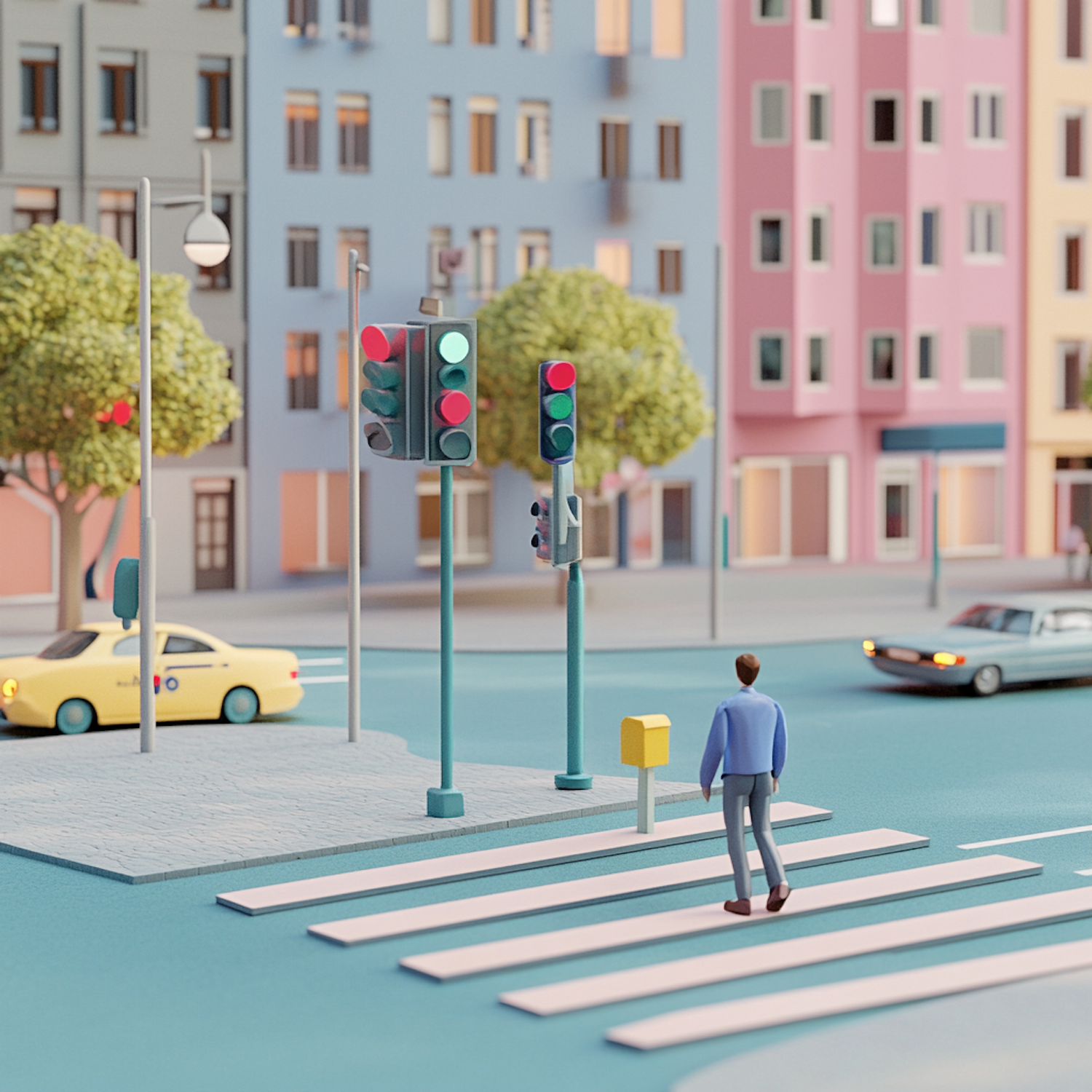 Stylized Urban Crossing