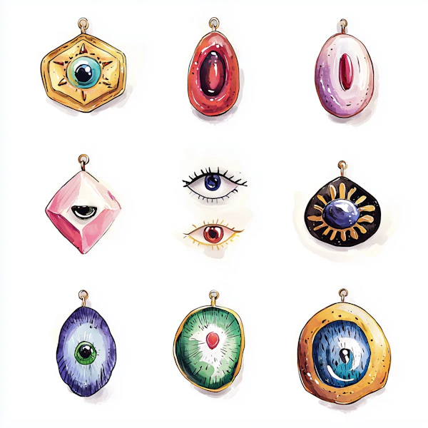 Mystical Pendants Grid