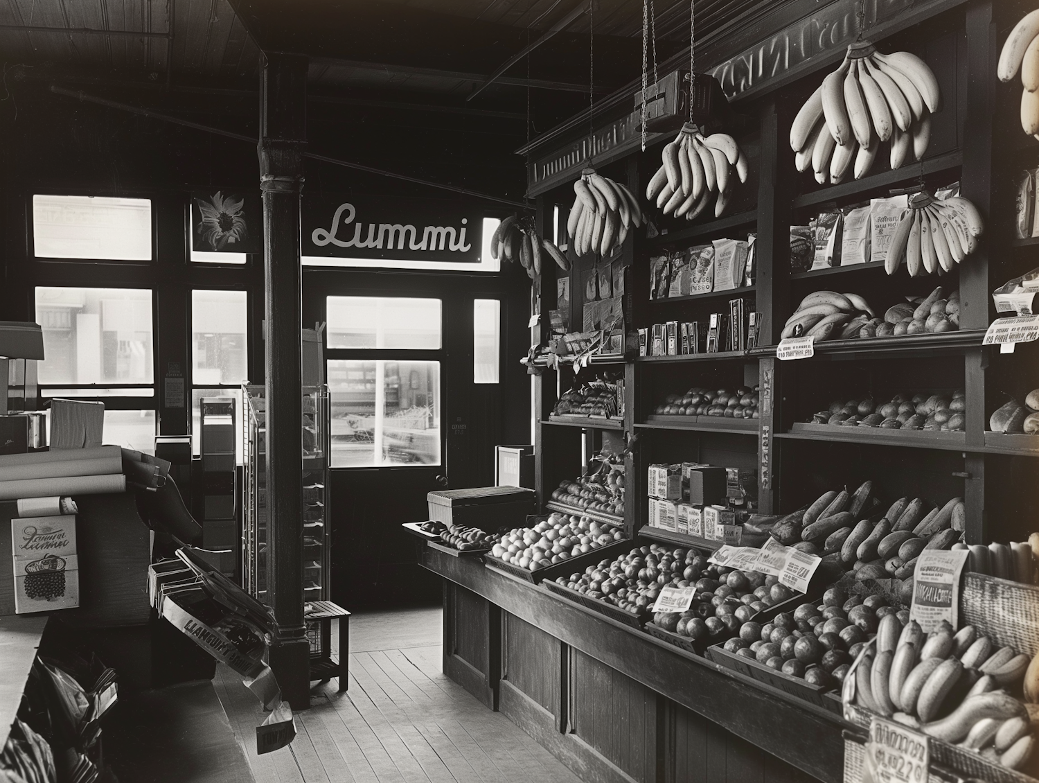Vintage Lummi Grocery Store Interior