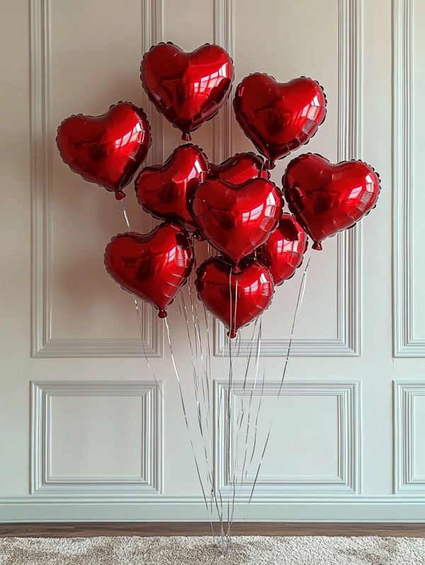 Heart-Shaped Balloons