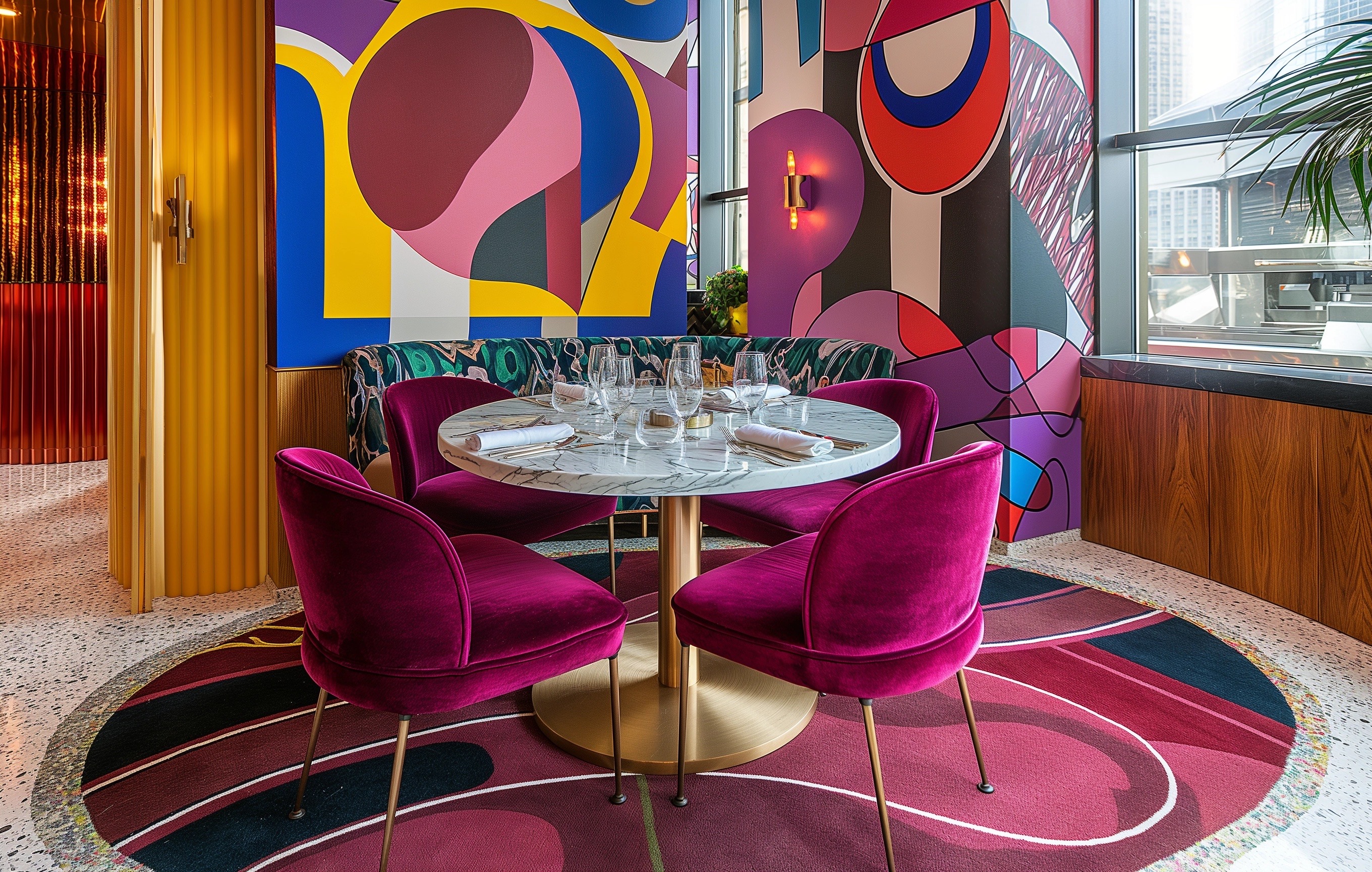 Stylish and Modern Dining Space Interior Photo on Lummi