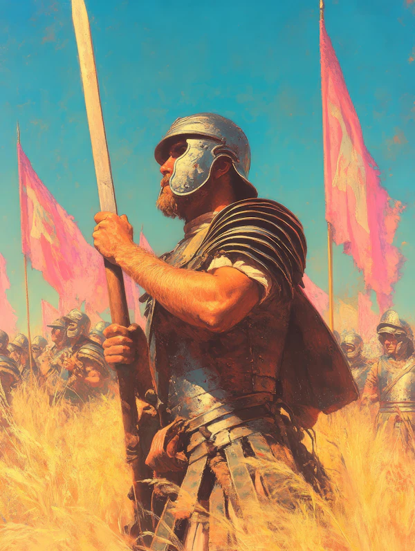 Roman Soldier in Field
