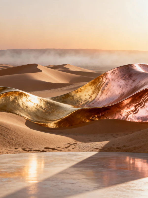 Surreal Desert Scene