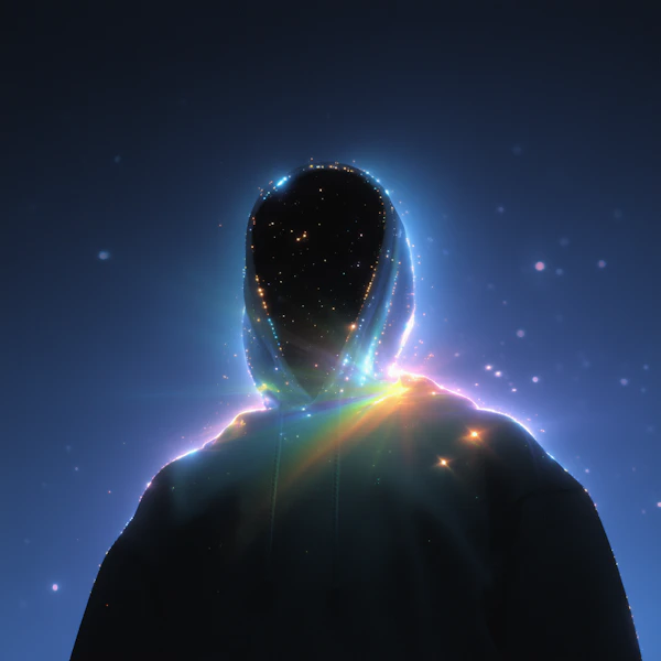 Cosmic Hooded Figure