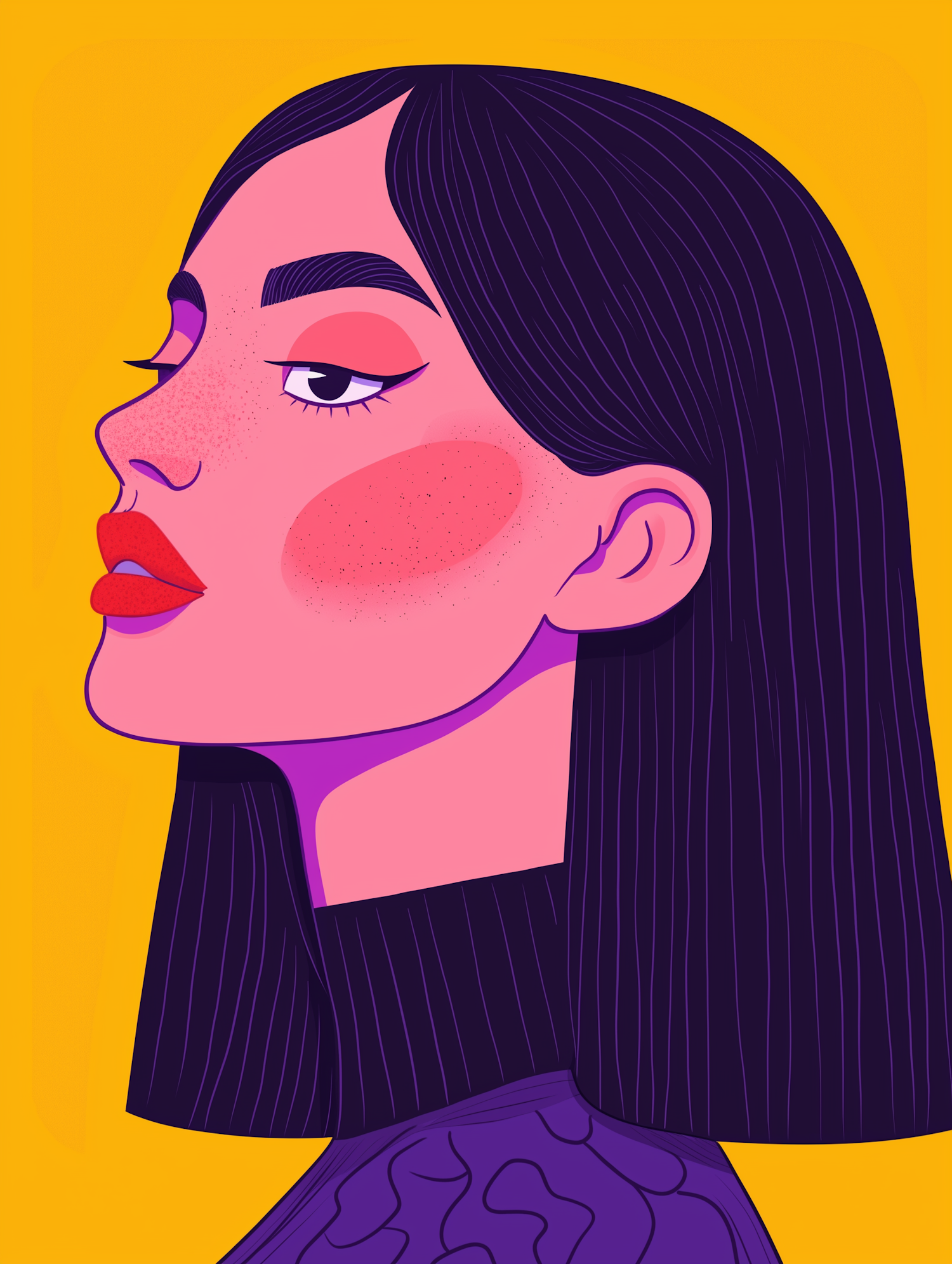 Stylized Portrait of a Woman