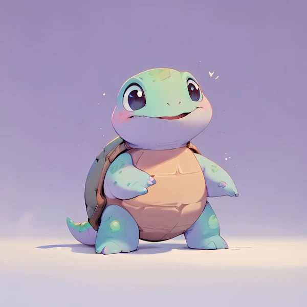 Cartoon Turtle Character