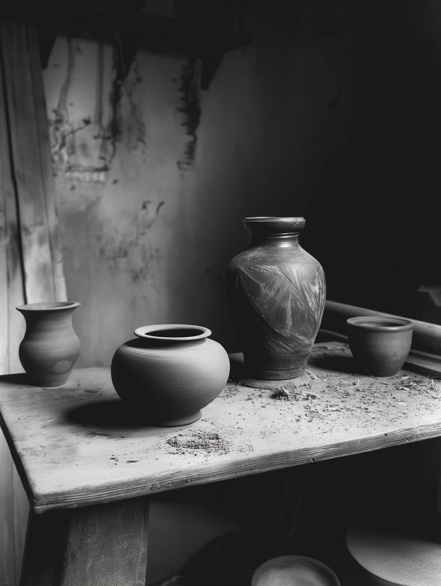 Artisan Pottery Collection in Potter's Studio