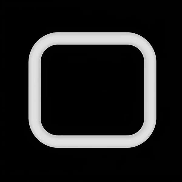 Glowing Square Outline