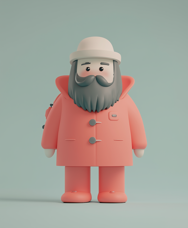 Whimsical Bearded Character