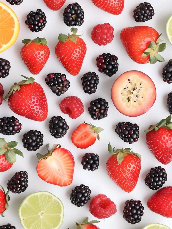 Vibrant Fruit Pattern