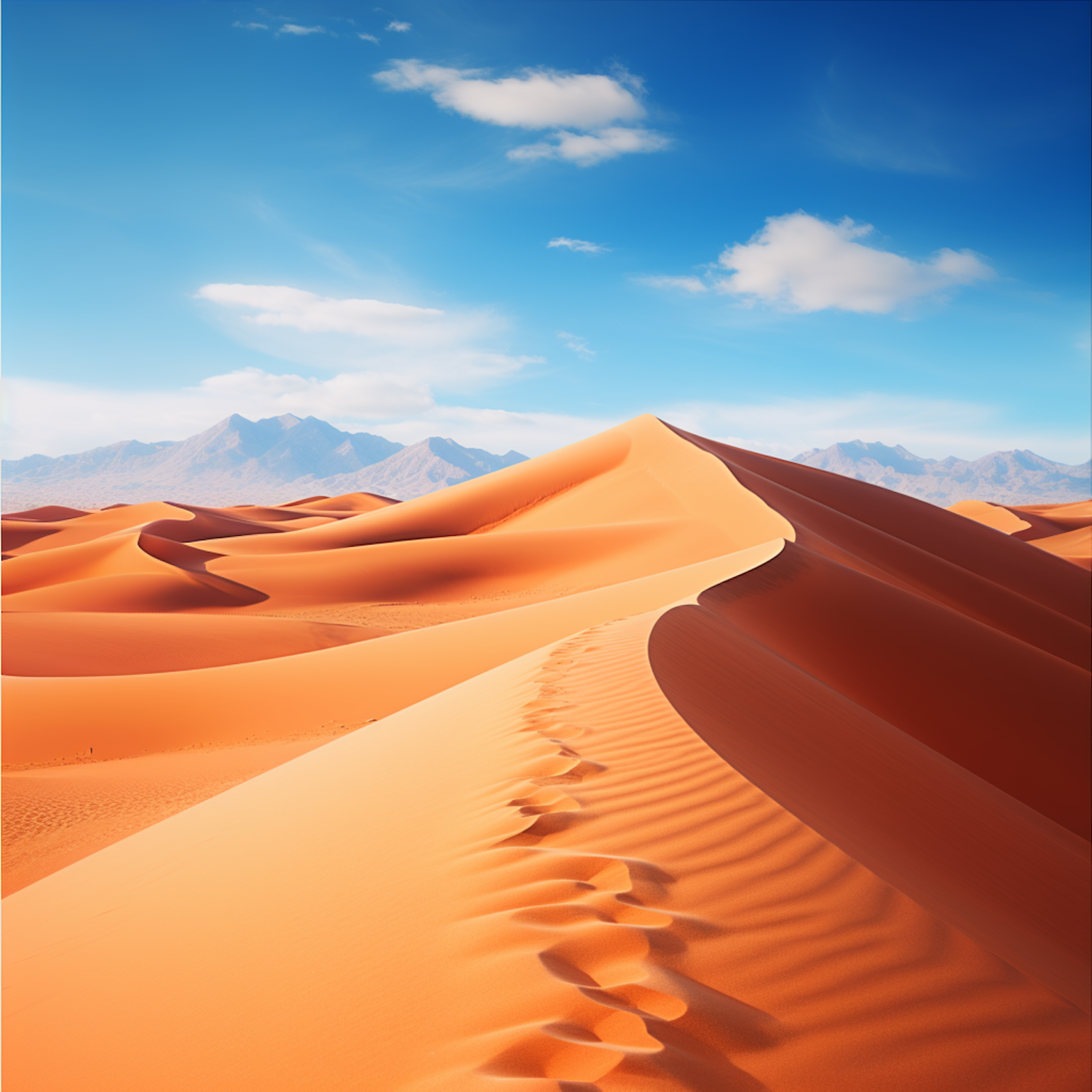 Desert Dunes at Dawn