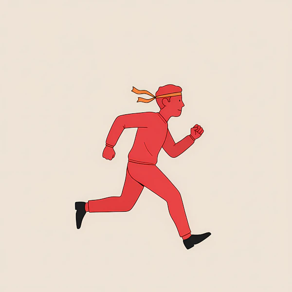 Dynamic Runner Illustration