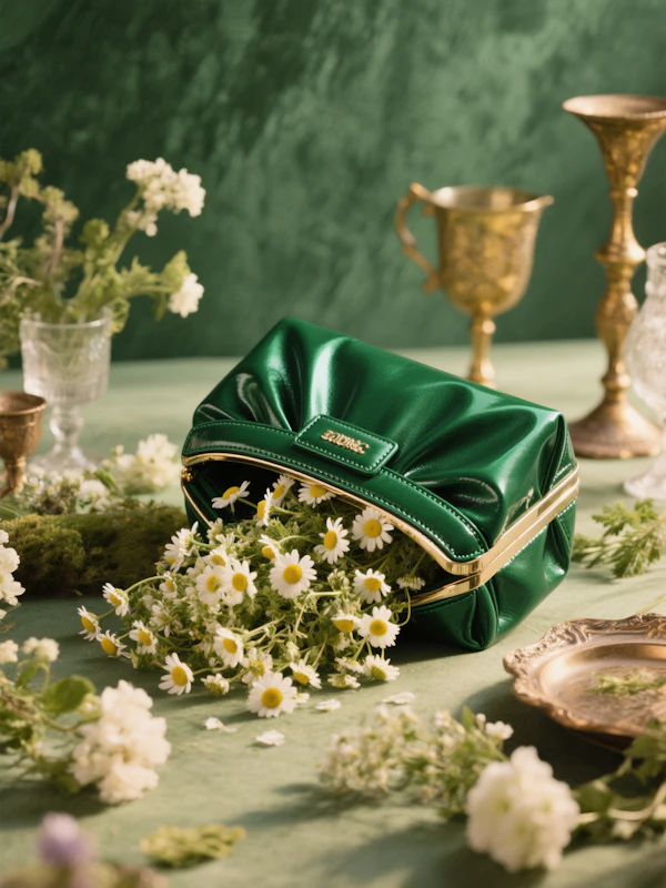 Elegant Green Handbag