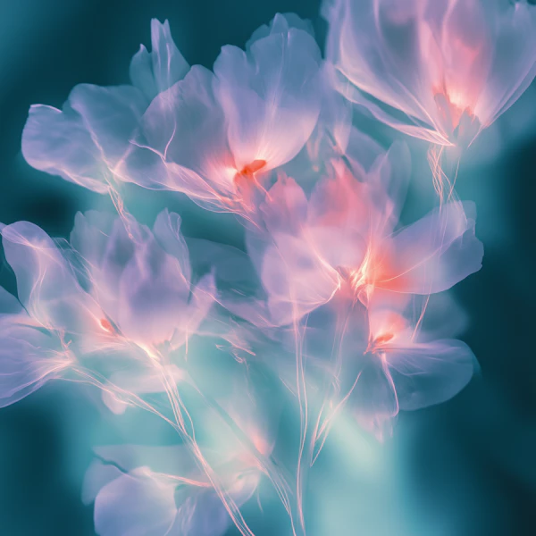 Ethereal Pastel Flowers