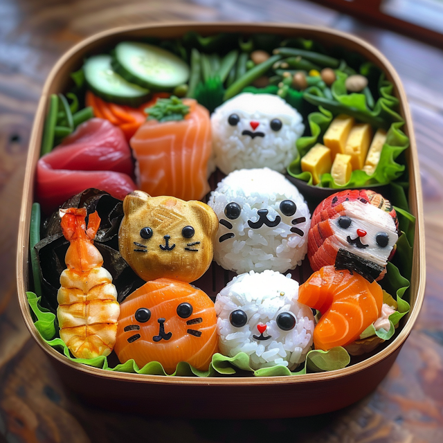 Creative Animal-Inspired Bento Box