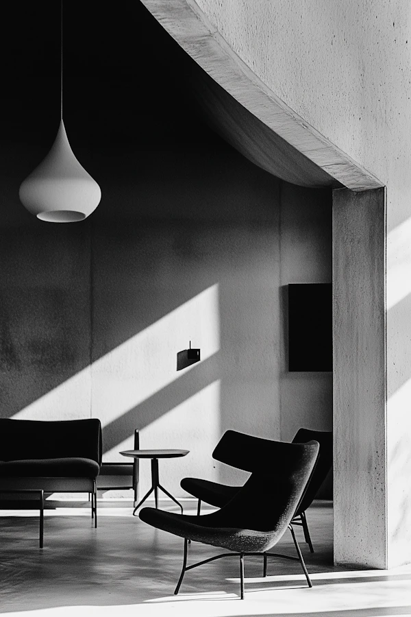 Minimalist Interior with Modern Furniture