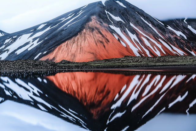 Colorful Mountain Landscape