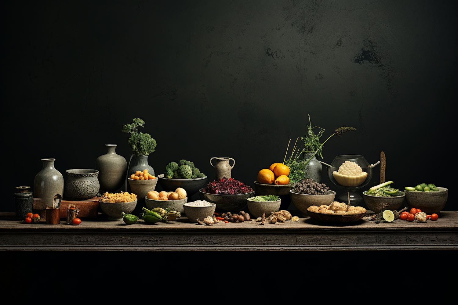 Harvest Bounty: A Rustic Still Life