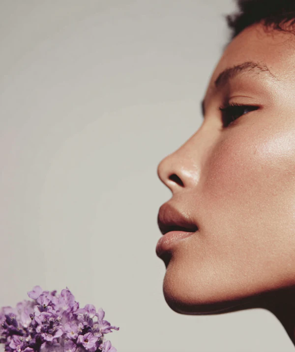 Serene Floral Portrait