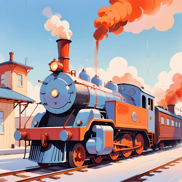 Classic Steam Locomotive