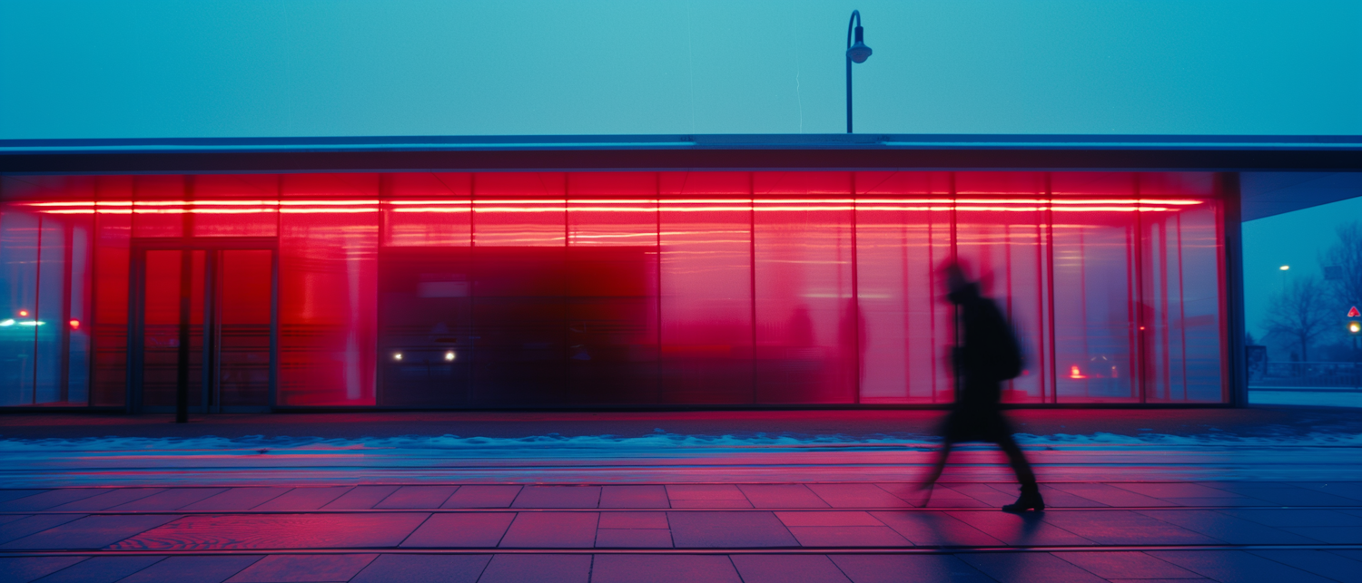 Red Glow & Twilight Contrast