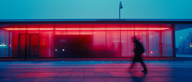 Red Glow & Twilight Contrast