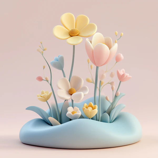 Pastel Floral Arrangement