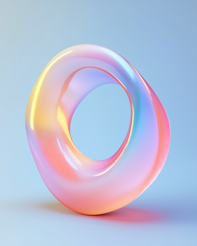 Pastel Gradient Torus