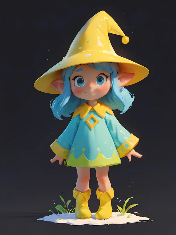 Whimsical Elf Portrait